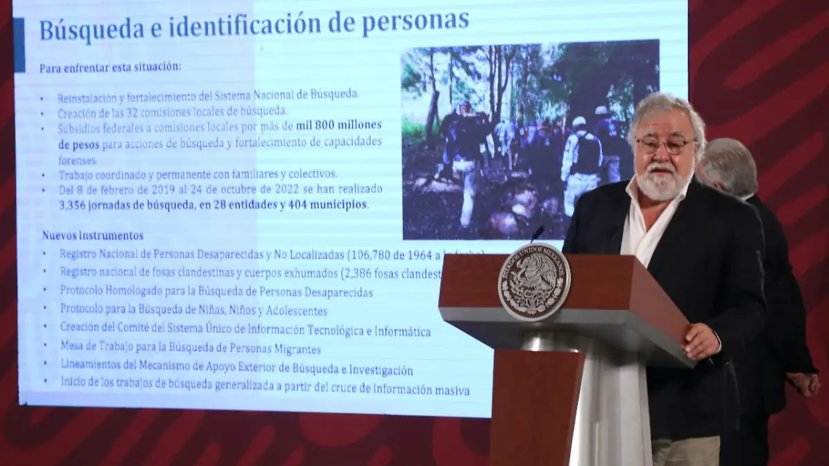 Alejandro Encinas identificación de cuerpos 